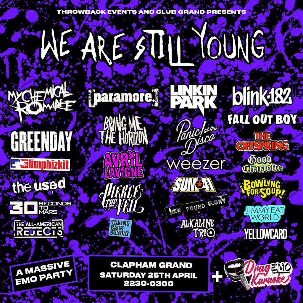 We Are Still Young (London) The Emo Club Night