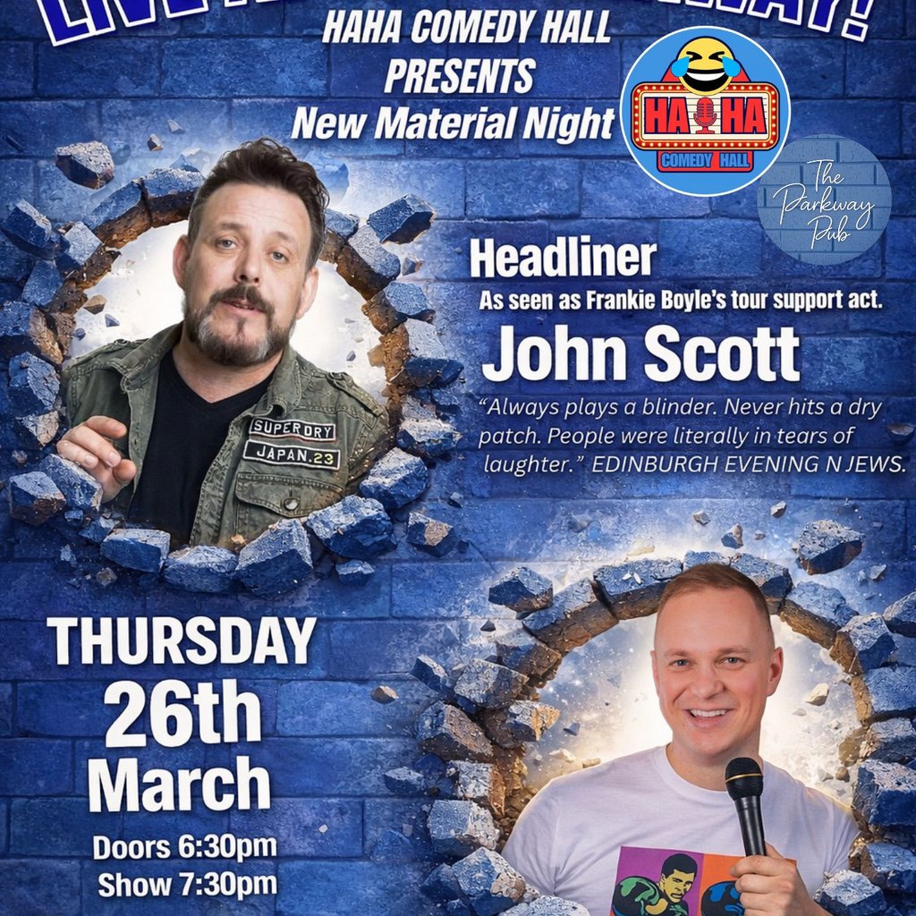 Ha Ha Comedy Hall - John Scott - MC James Kilvington
