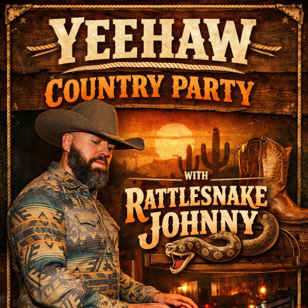 Yeehaw Country Party with Rattlesnake Johnny!