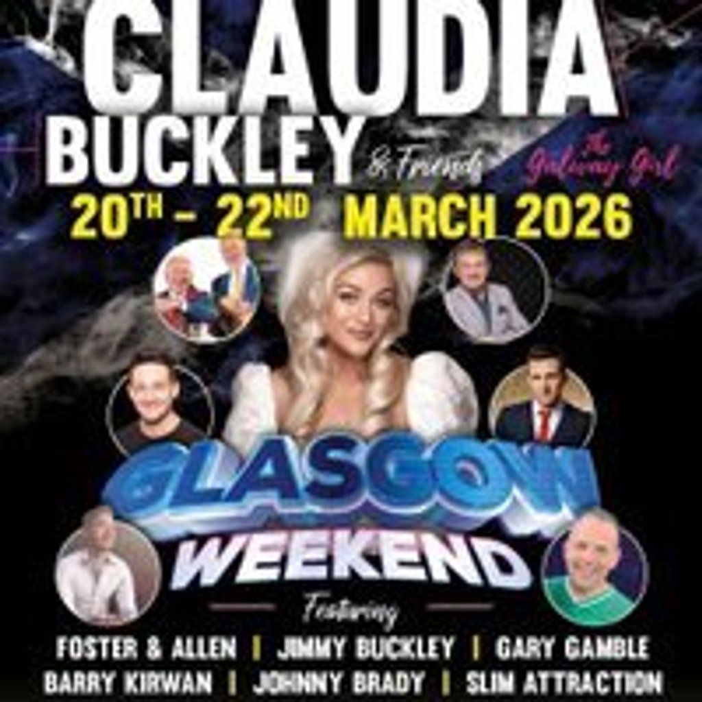 Claudia Buckley Glasgow Weekend - Sunday Afternoon Ticket