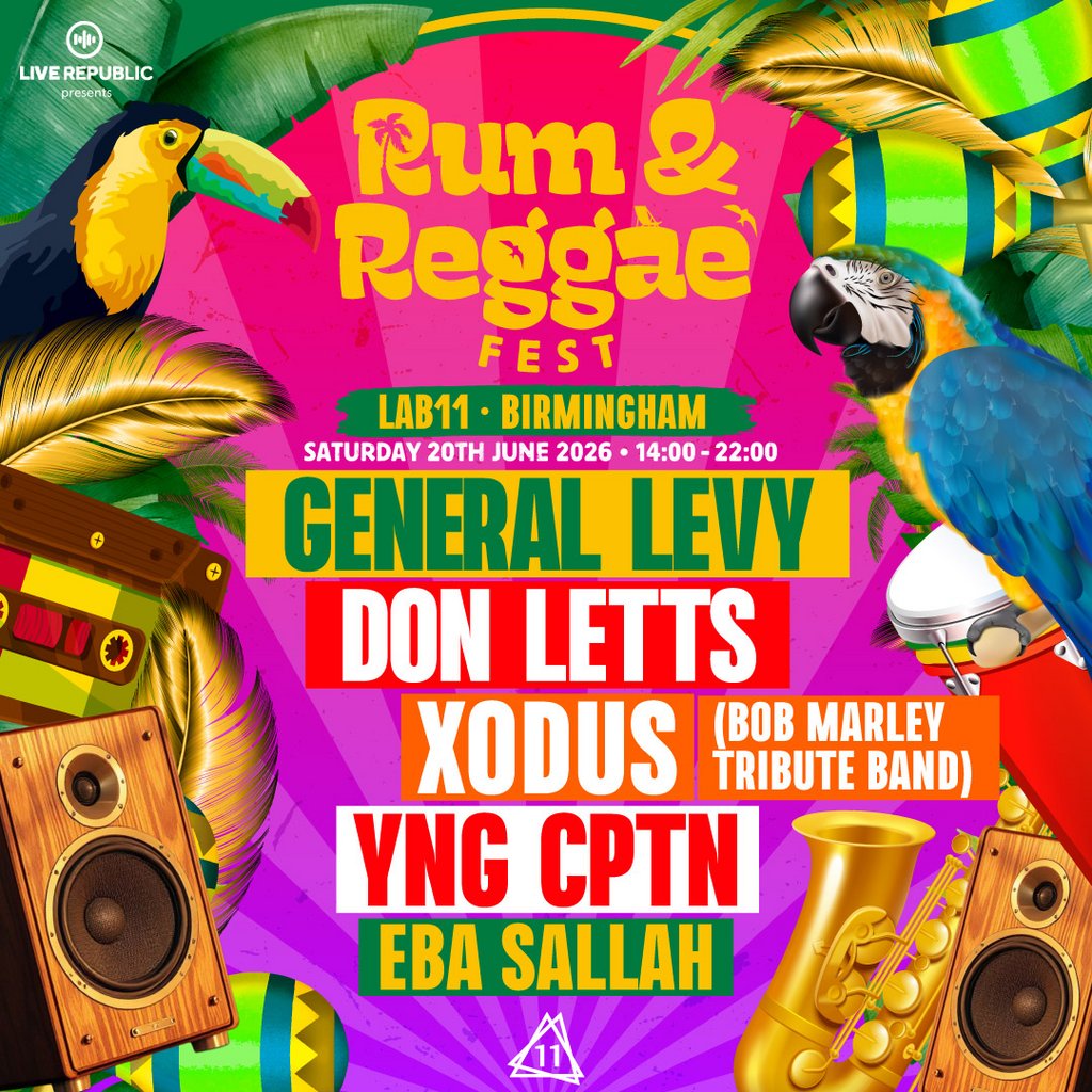 Rum & Reggae Festival 2025 | Lab11 Birmingham