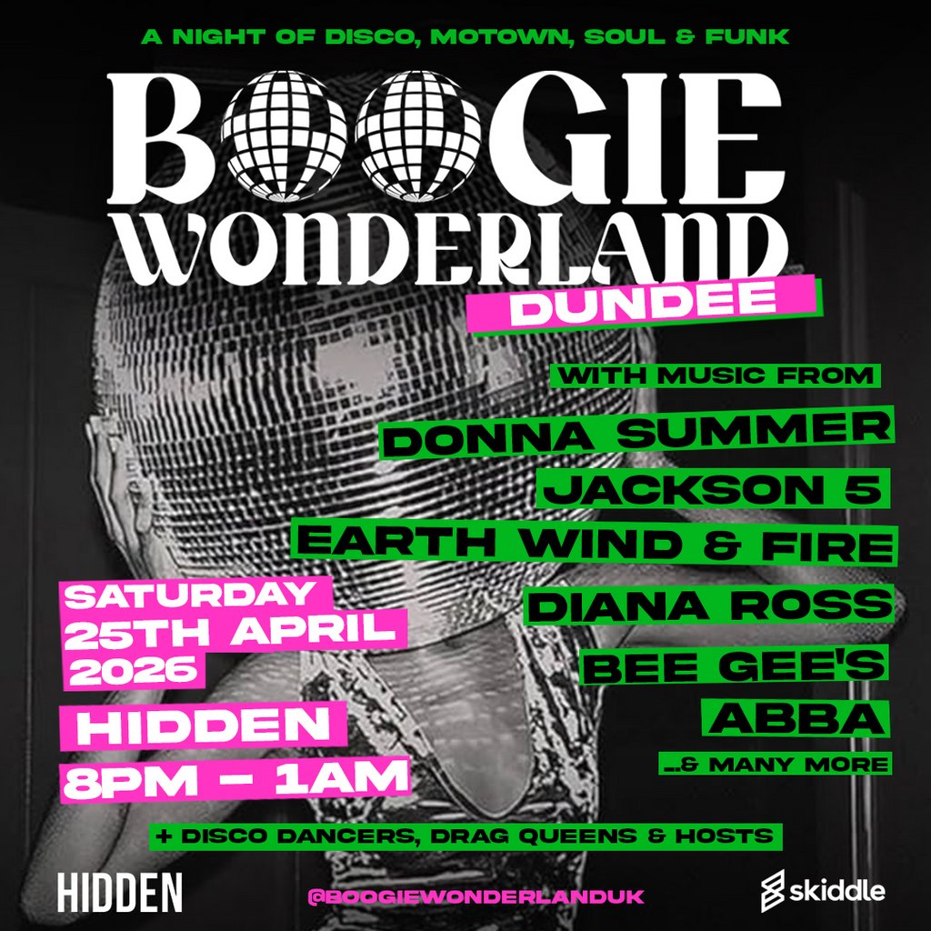 Boogie Wonderland: Dundee April 25th