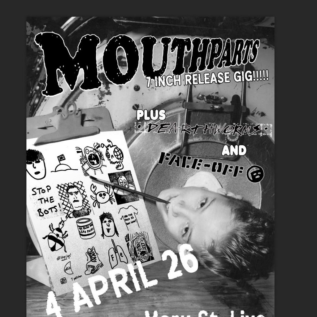 Mouthparts - 7 inch Release with Dearthworms and Face Off
