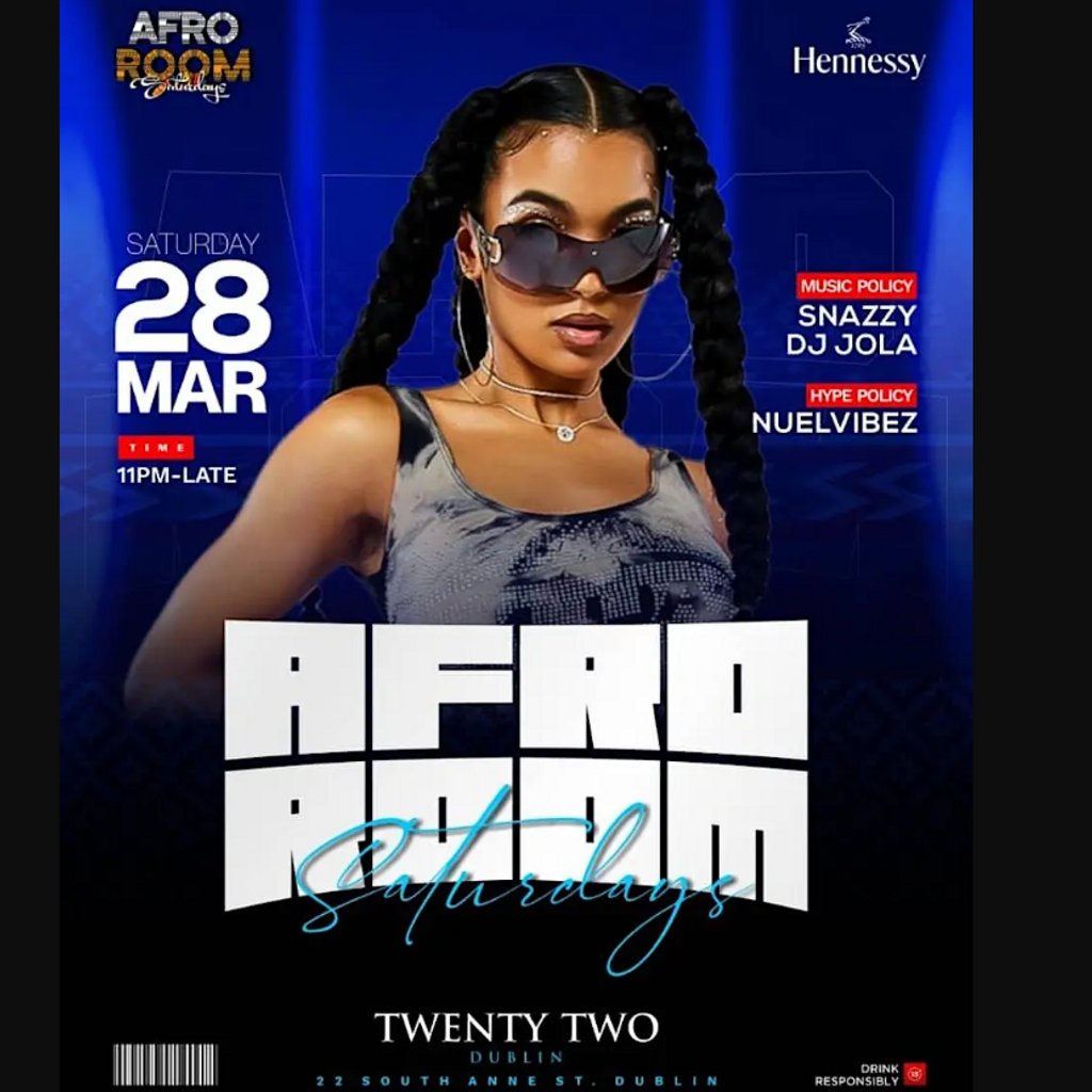 Share this event  Afro Room Afrobeats and Amapiano Party Club