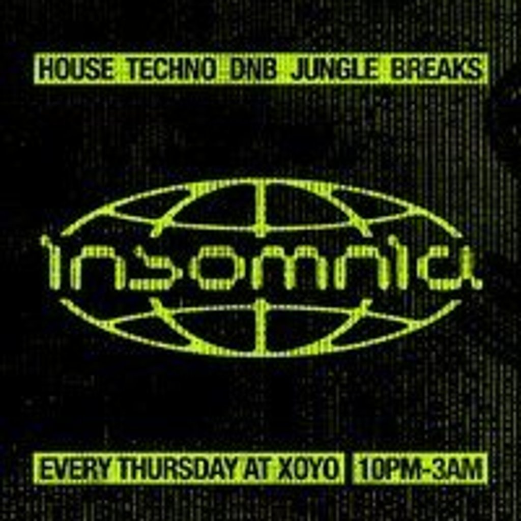 Insomnia London: House, Techno, Drum n Bass, Jungle, Breaks
