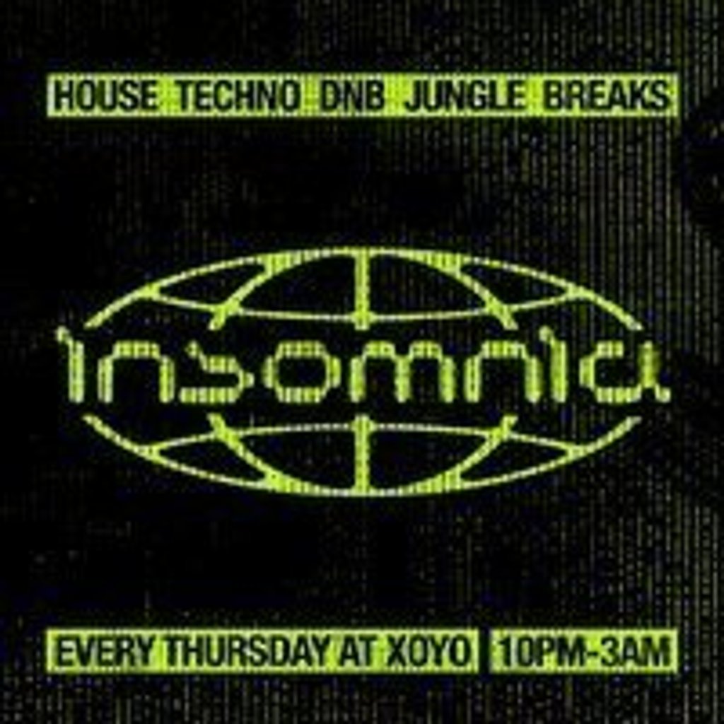 Insomnia London: House, Techno, Drum n Bass, Jungle, Breaks