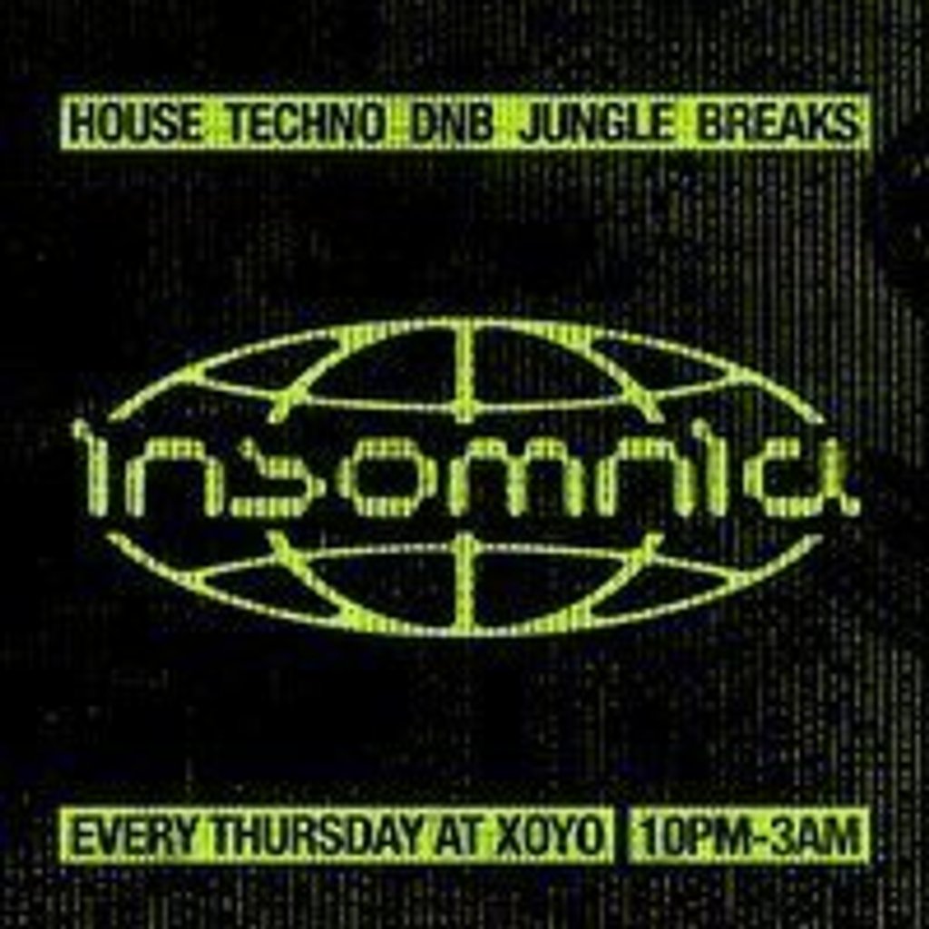 Insomnia London: House, Techno, Drum n Bass, Jungle, Breaks