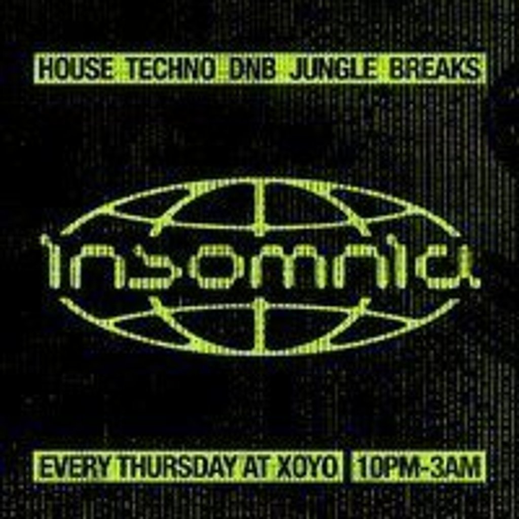 Insomnia London: House, Techno, Drum n Bass, Jungle, Breaks