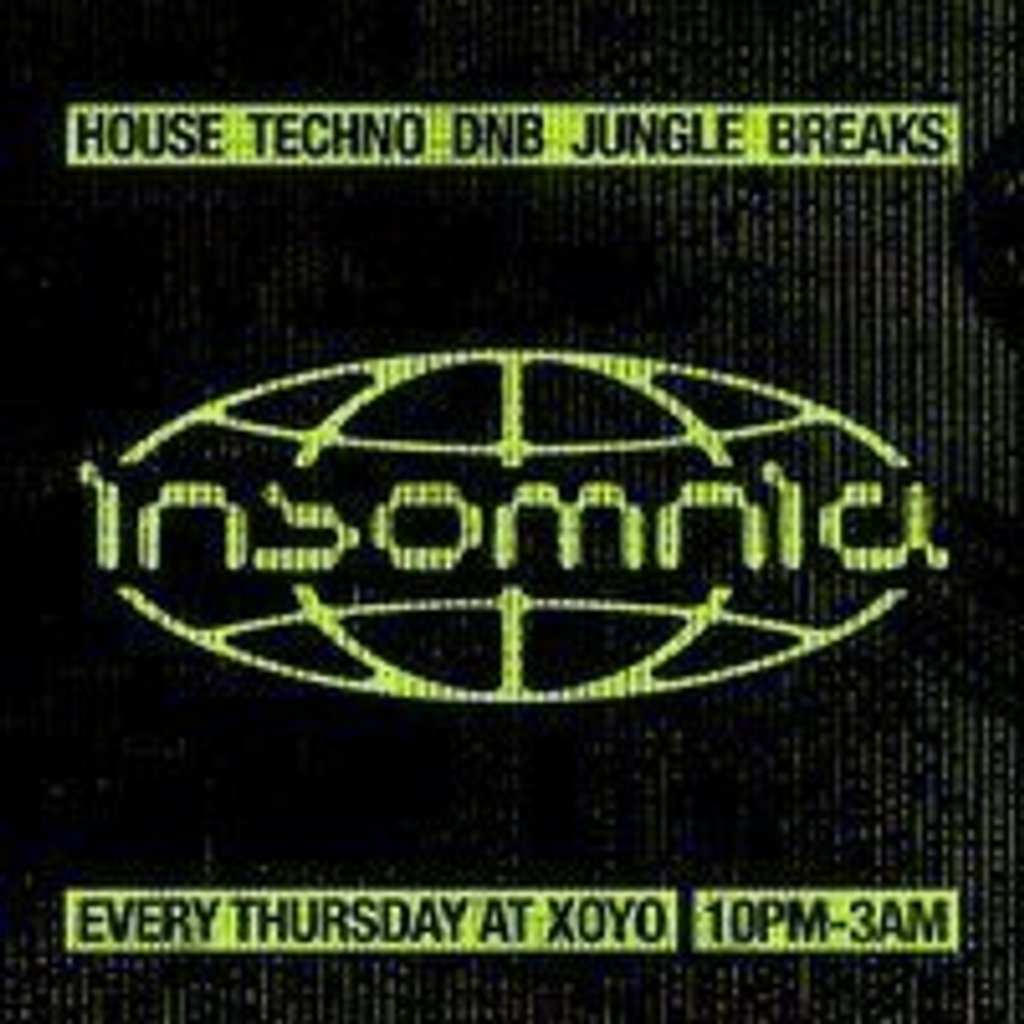 Insomnia London: House, Techno, Drum n Bass, Jungle, Breaks