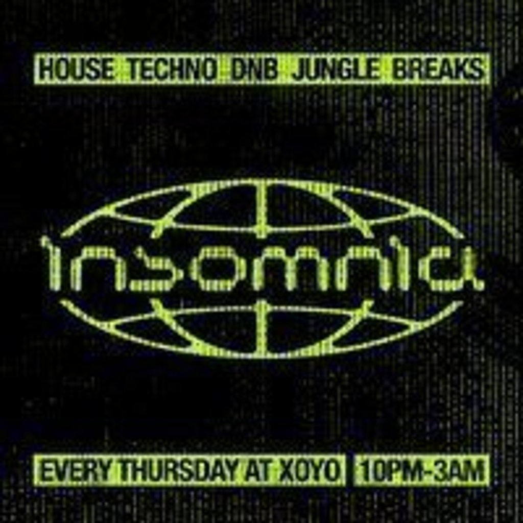 Insomnia London: House, Techno, Drum n Bass, Jungle, Breaks