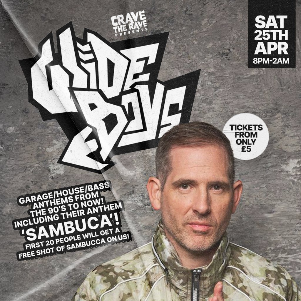 Crave The Rave Presents: Wideboys @ Junipers, Maidstone