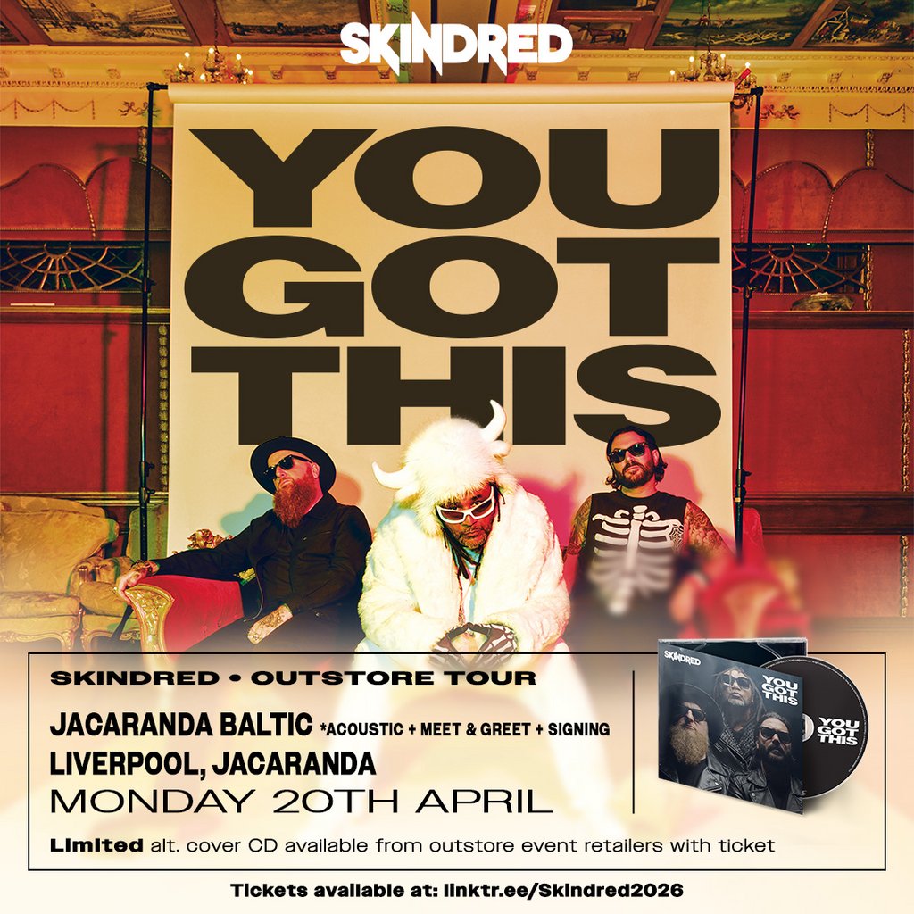 Skindred: Stripped Back Show + Signing (14+ with an Adult)