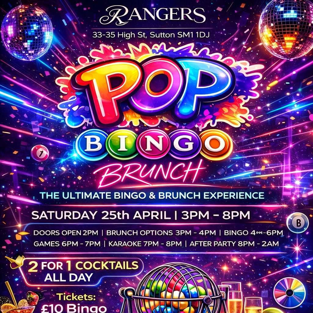 Pop Bingo | Sutton