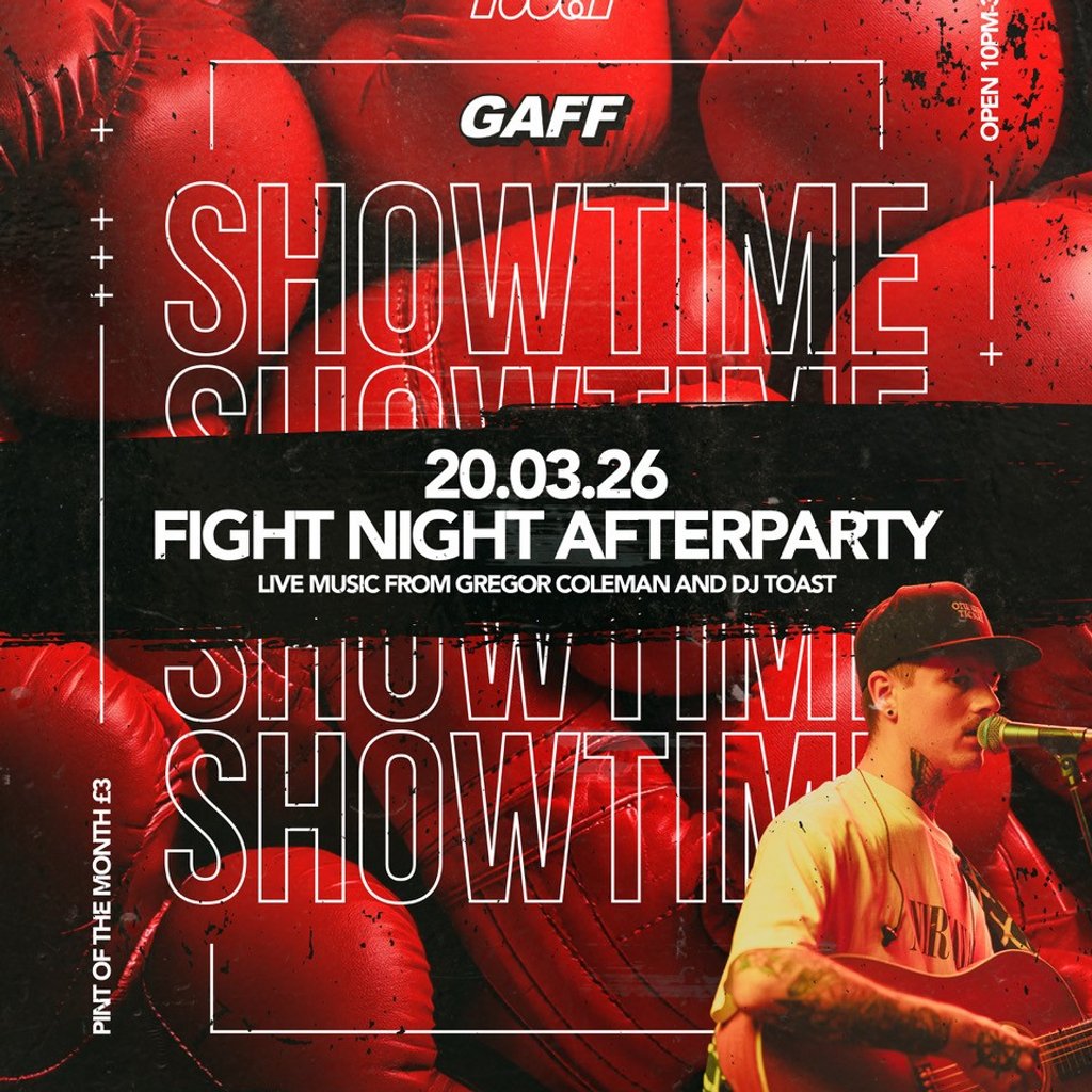 Showtime x Official Stirling Fight Night Afterparty