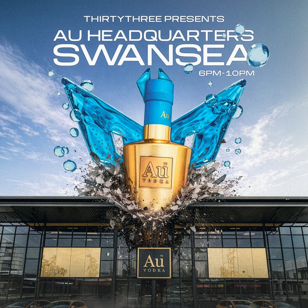 Thirty Three presents AU Headquarters Swansea
