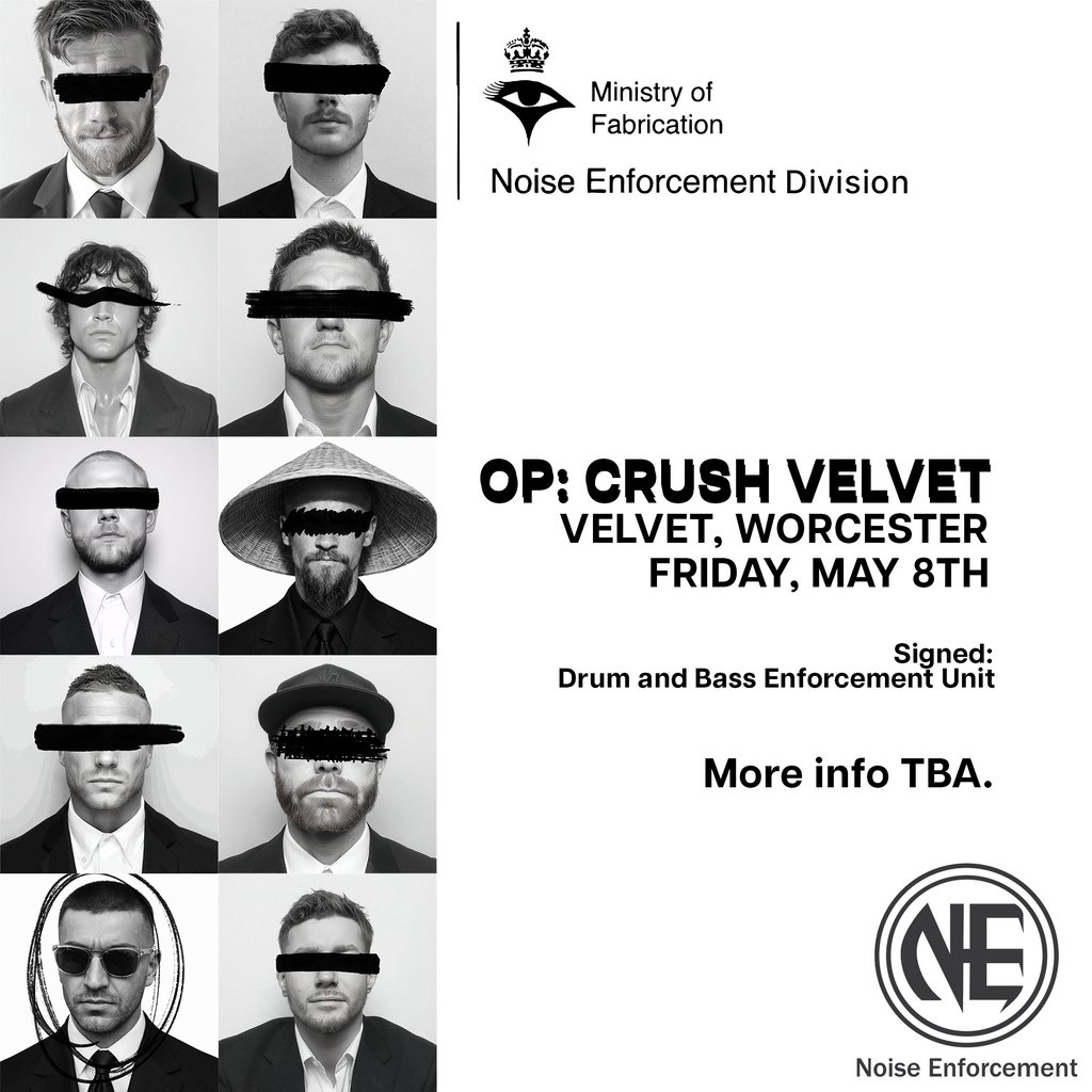 NOISE ENFORCEMENT Presents - CRUSH VELVET