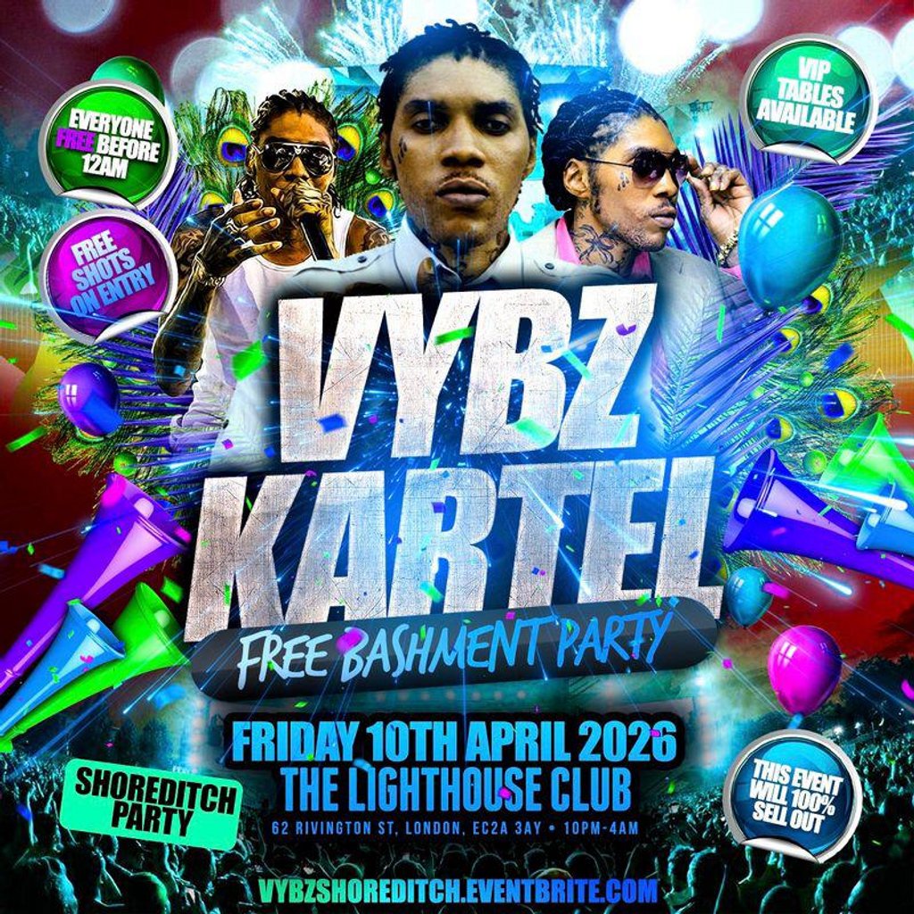 Vybz Kartel - Free Bashment Party - Everyone Free Before 12AM