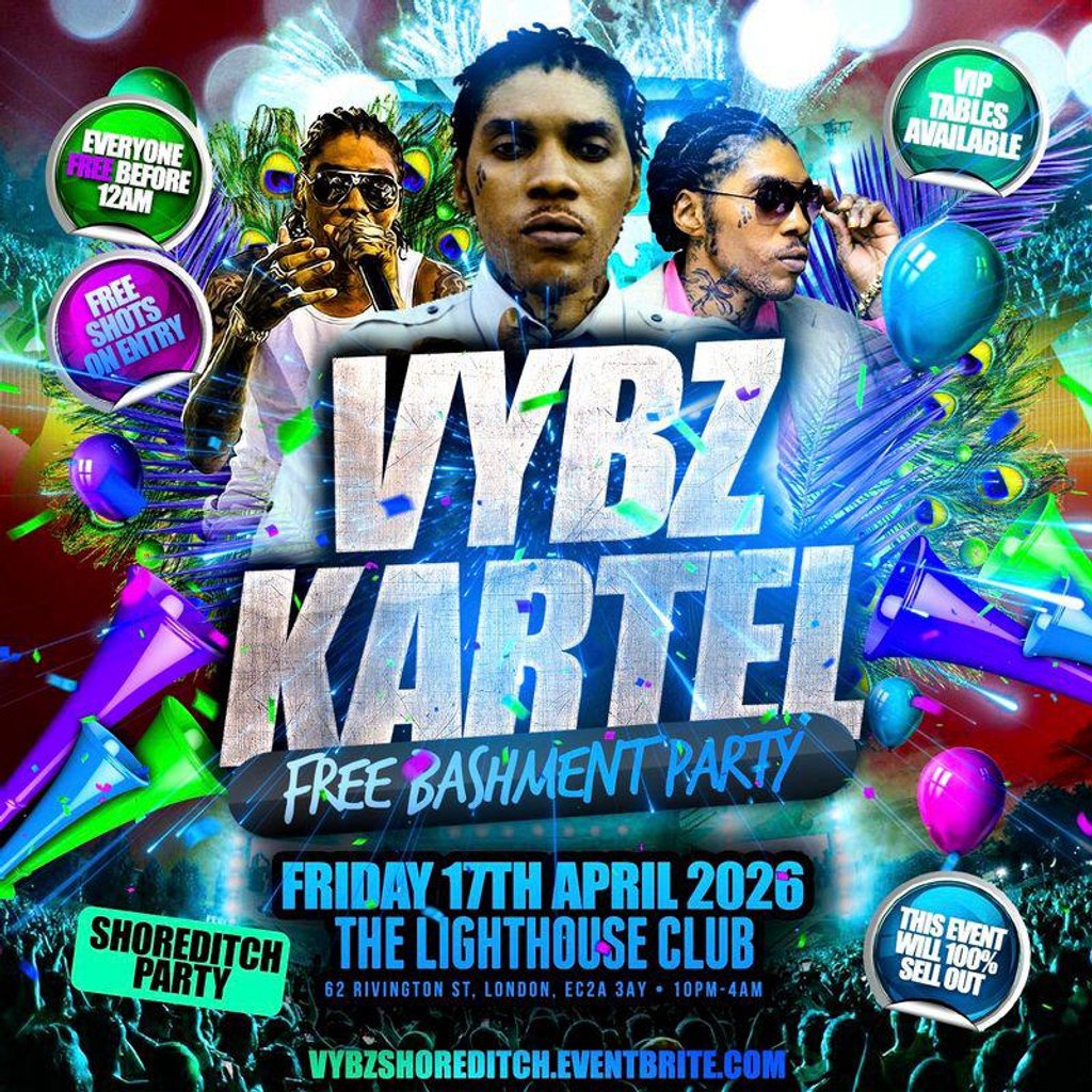 Vybz Kartel - Free Bashment Party - Everyone Free Before 12AM