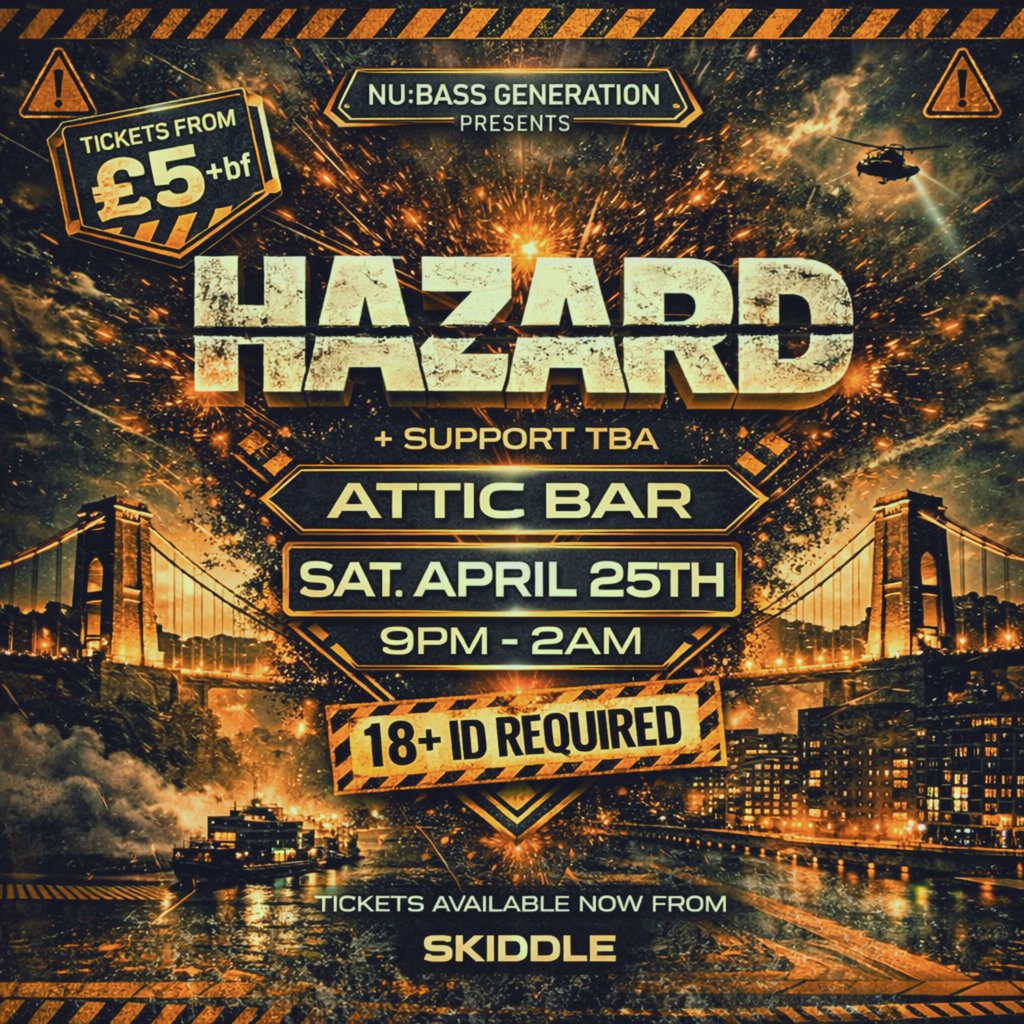 Nu:Bass Generation Presents: Hazard + support