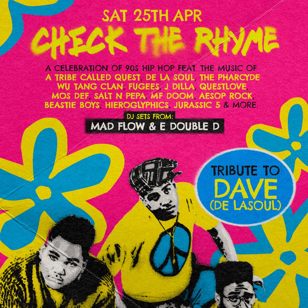 Check The Rhyme - A Night Of 90's Hip Hop