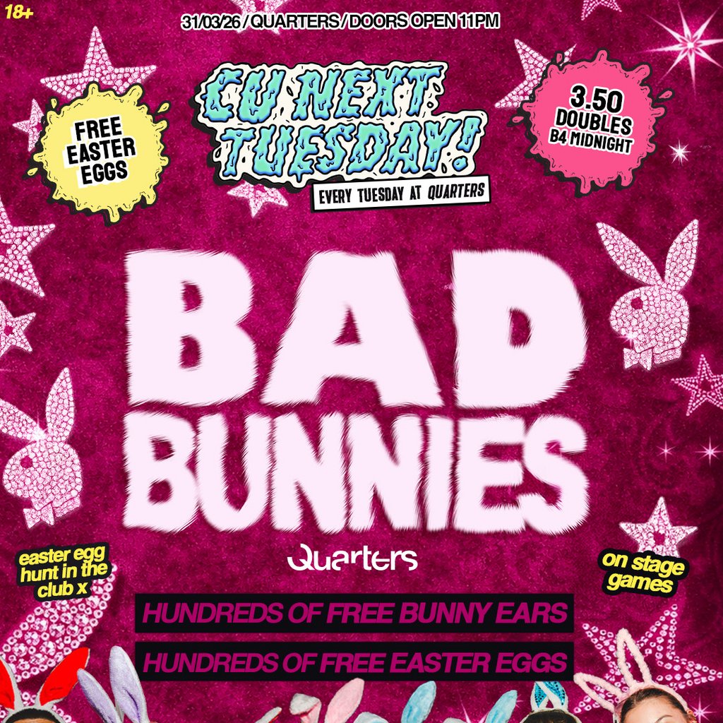 CU Next Tuesday | BAD BUNNIES | 31/03/26