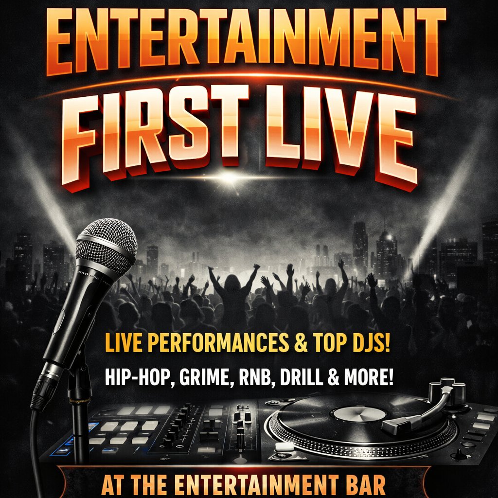 Entertainment first live