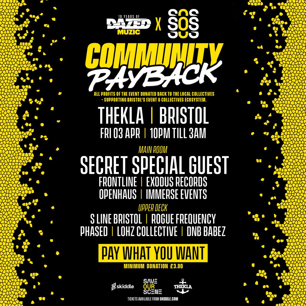 Dazed Muzic x SOS Community Payback
