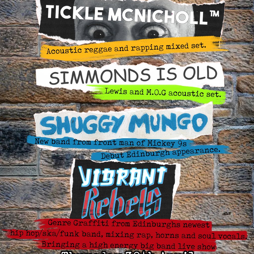 Live In Leith at Leith Arches with Vibrant Rebels and Guests