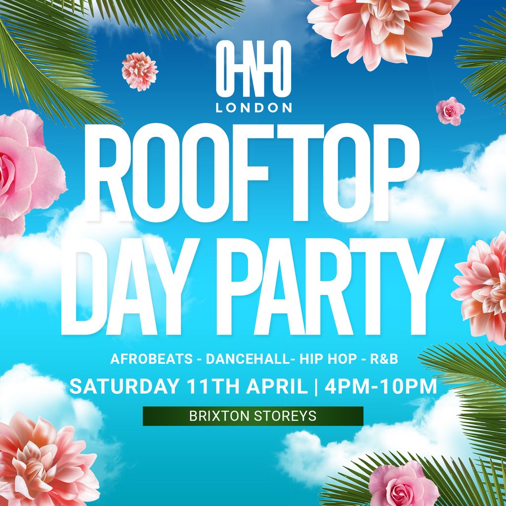 Rooftop Day Party - Spring Edition (£1 B4 5PM With A Ticket)