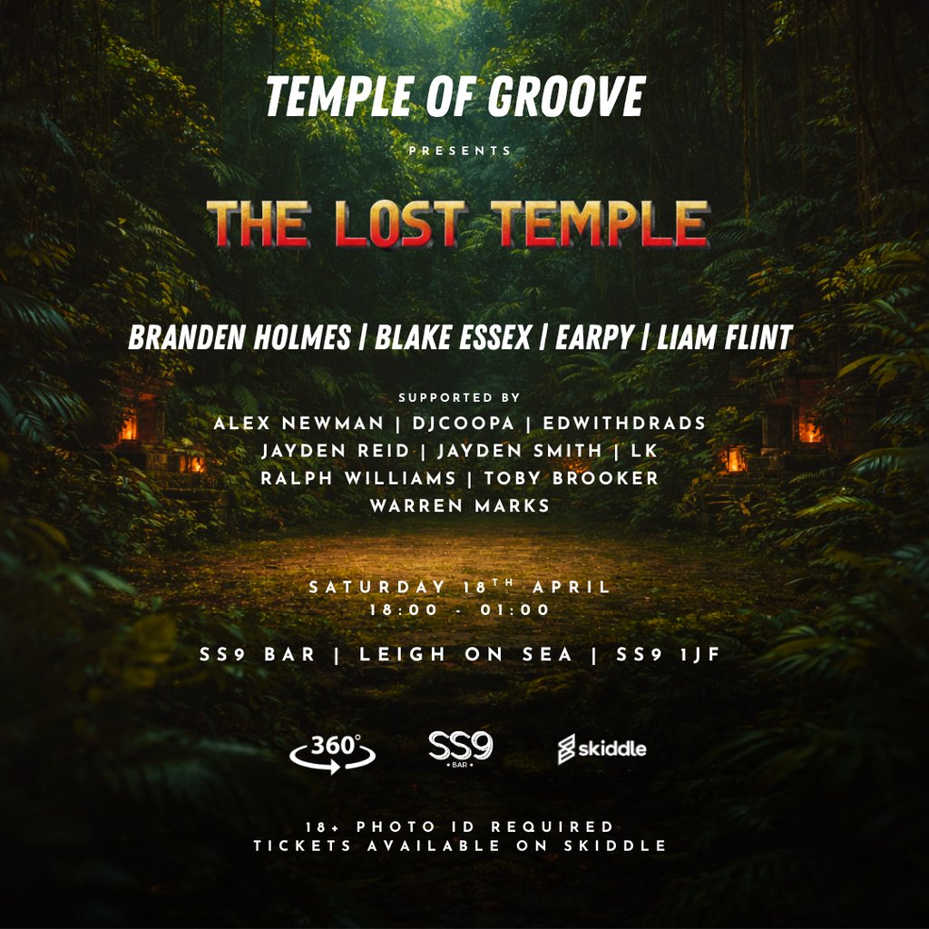 Temple Of Groove Presents: The Lost Temple @SS9 Bar