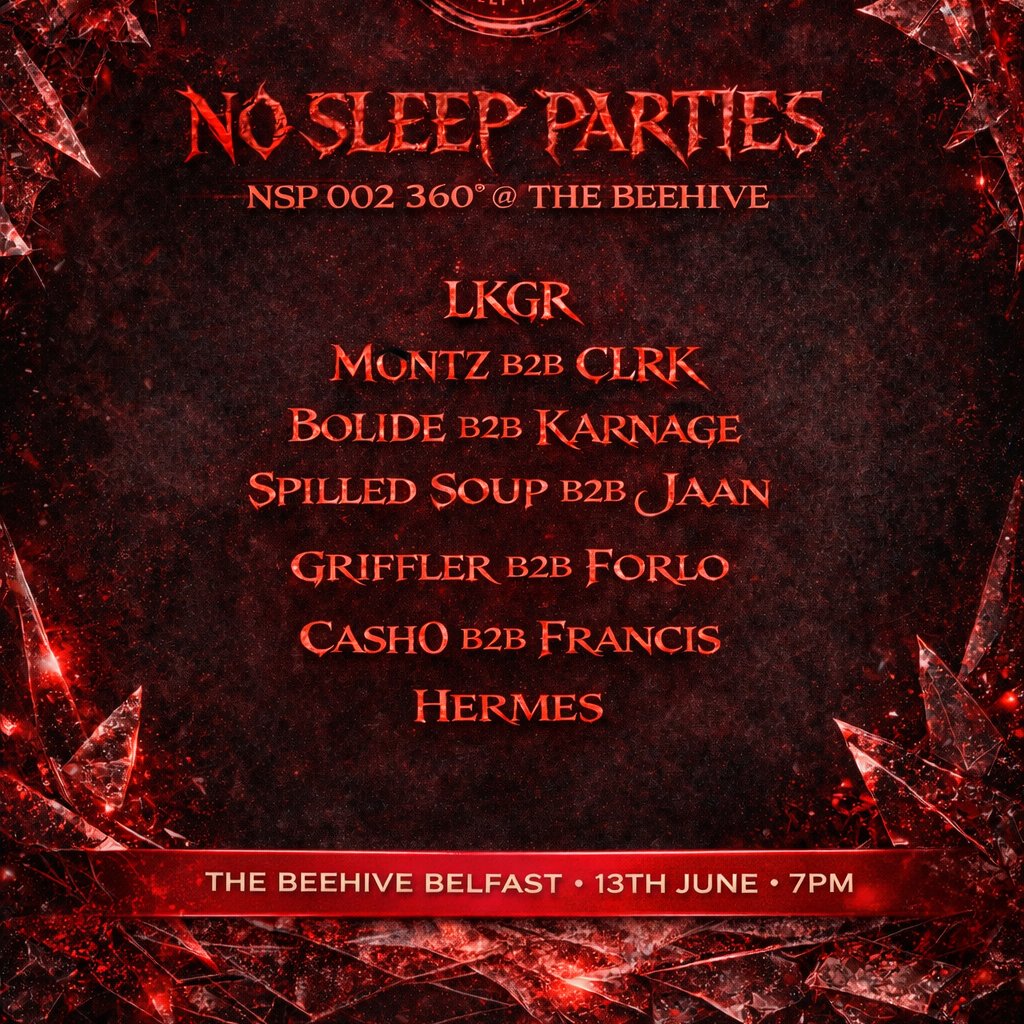NO SLEEP PARTIES: NSP 002 - 360° @ The Beehive