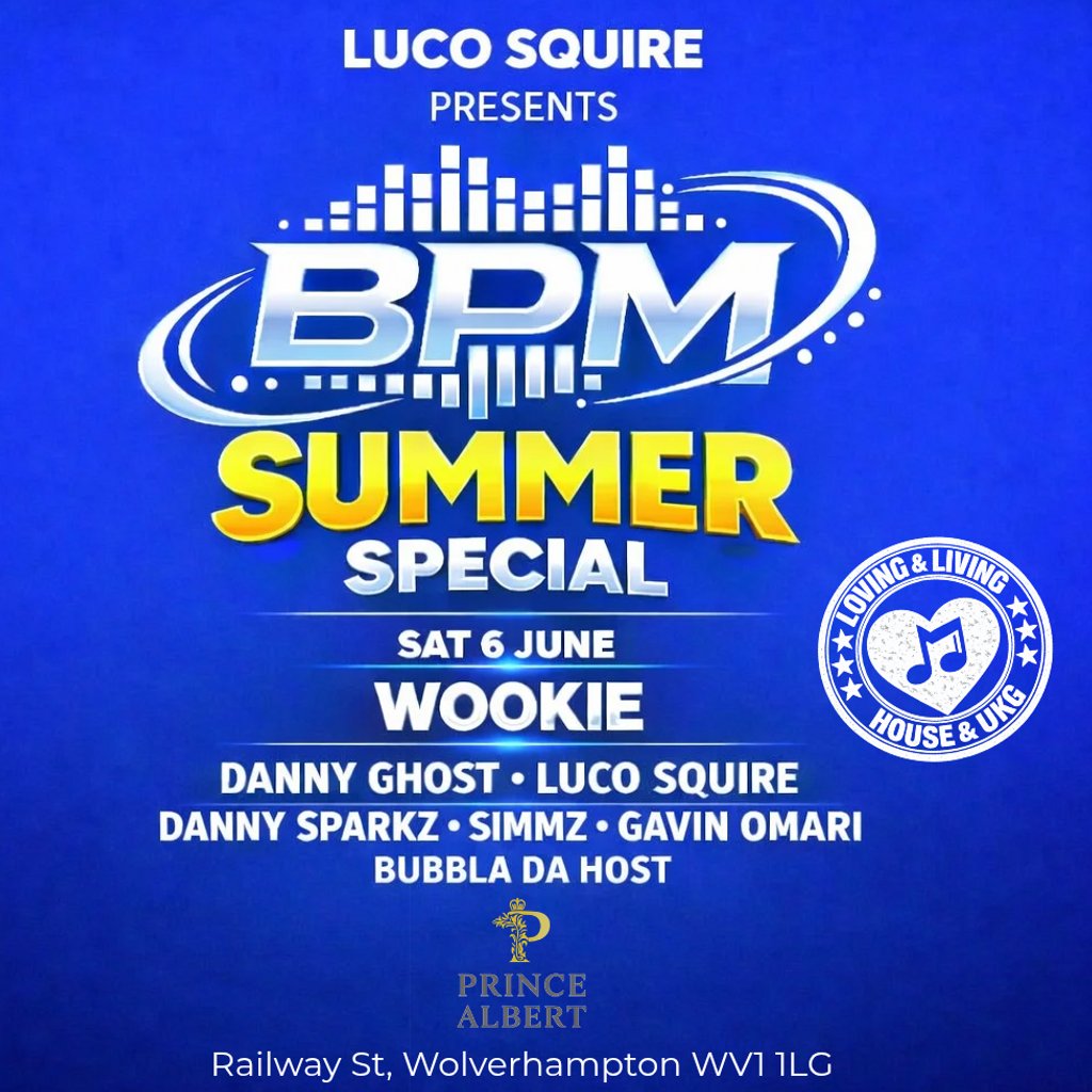 BPM (Big.People.Music) Presents Wookie - Lovers of House & UKG