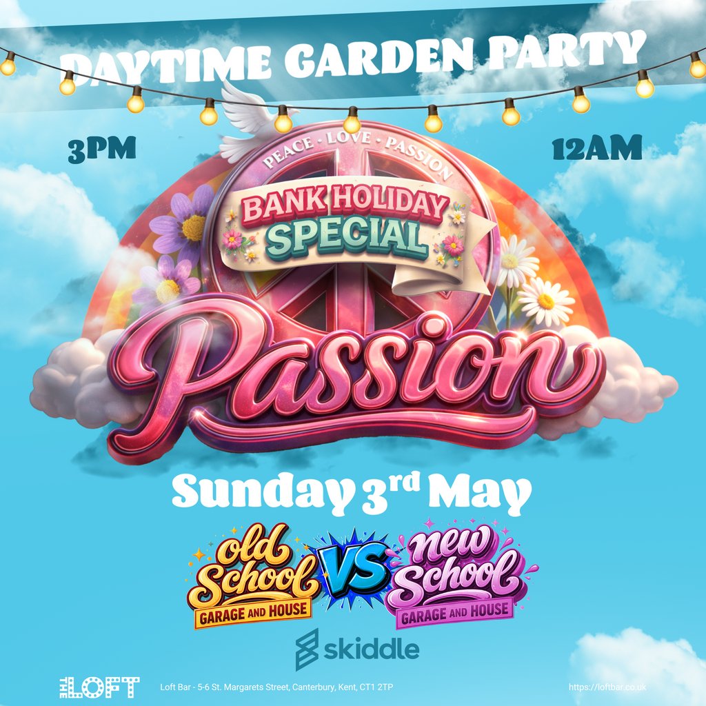 Passion: May Bank Holiday Party