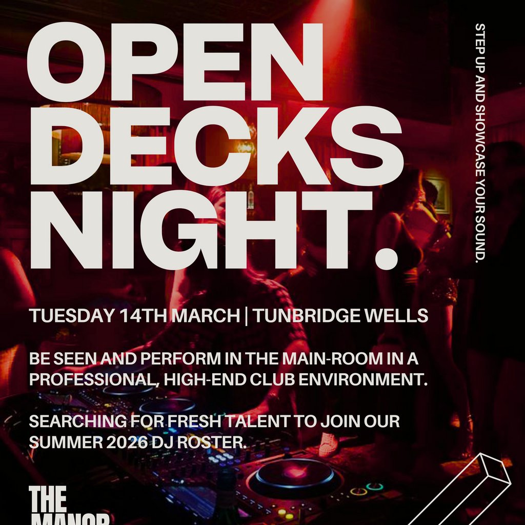 Open Decks Night in Tunbridge Wells