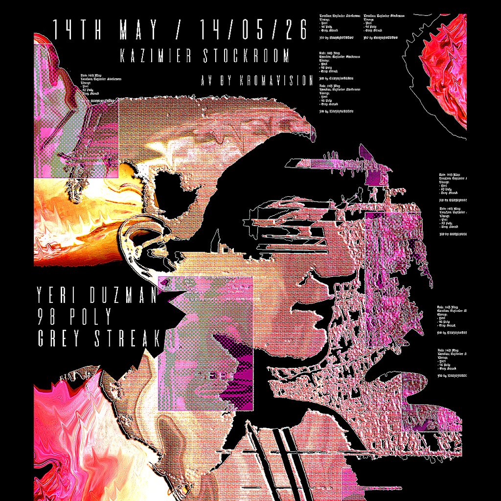 STOCKRM LIVE {Yeri Duzman, 98 Poly, Grey Streak} AV-KROMAVISION