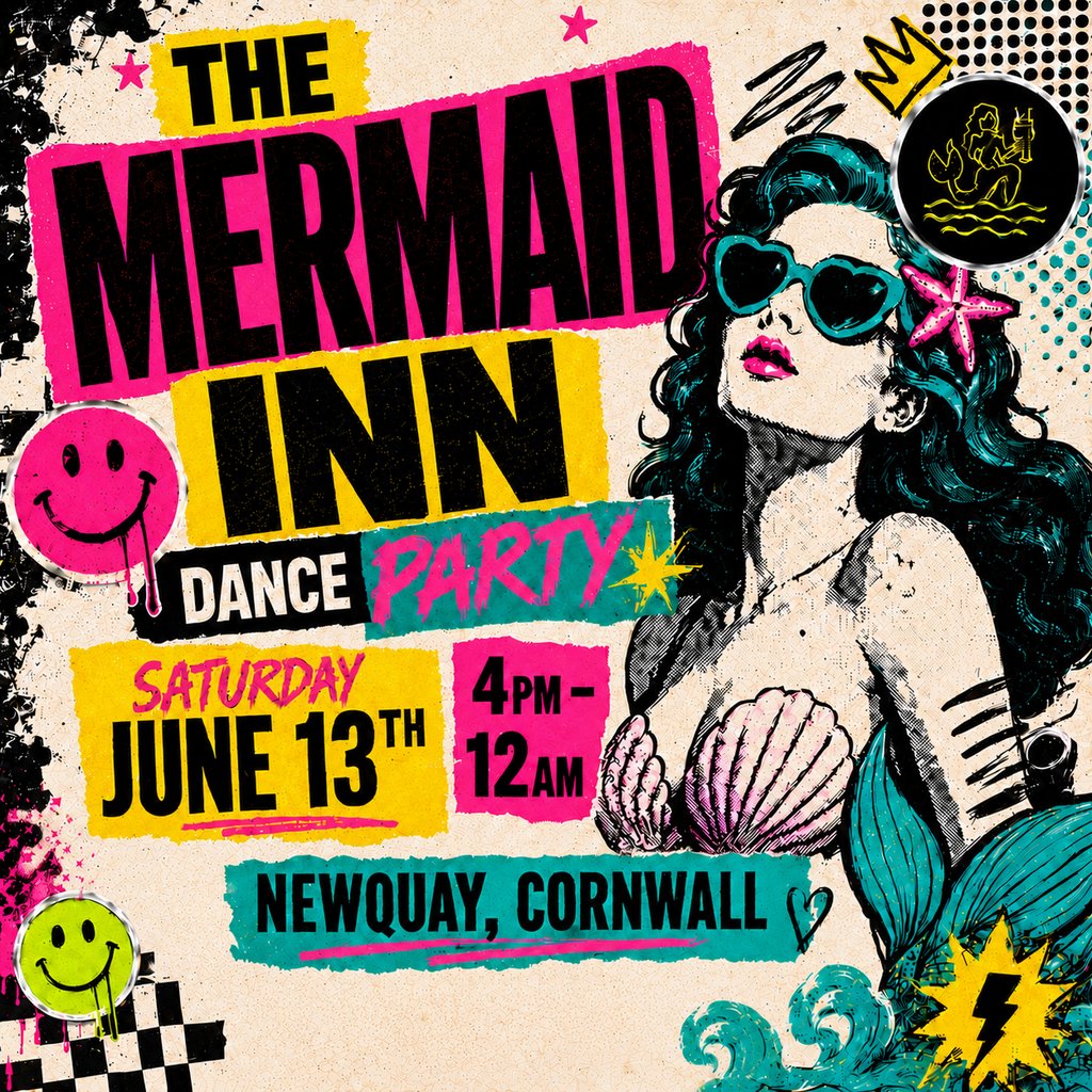 Dance Party - @ The Mermaid Inn, Porth Beach