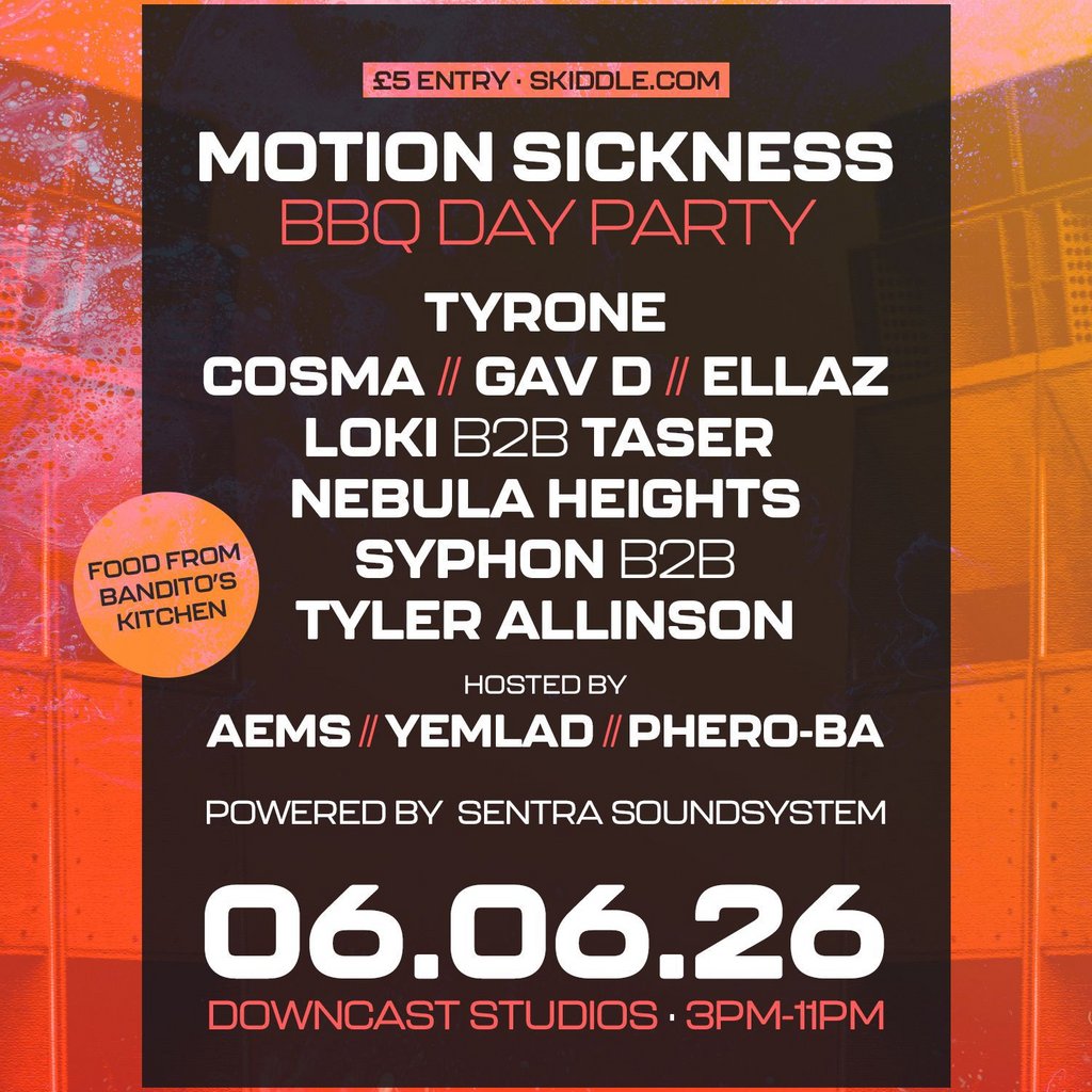 MOTION SICKNESS BBQ 2026: Powered by SENTRA SOUND SYSTEM