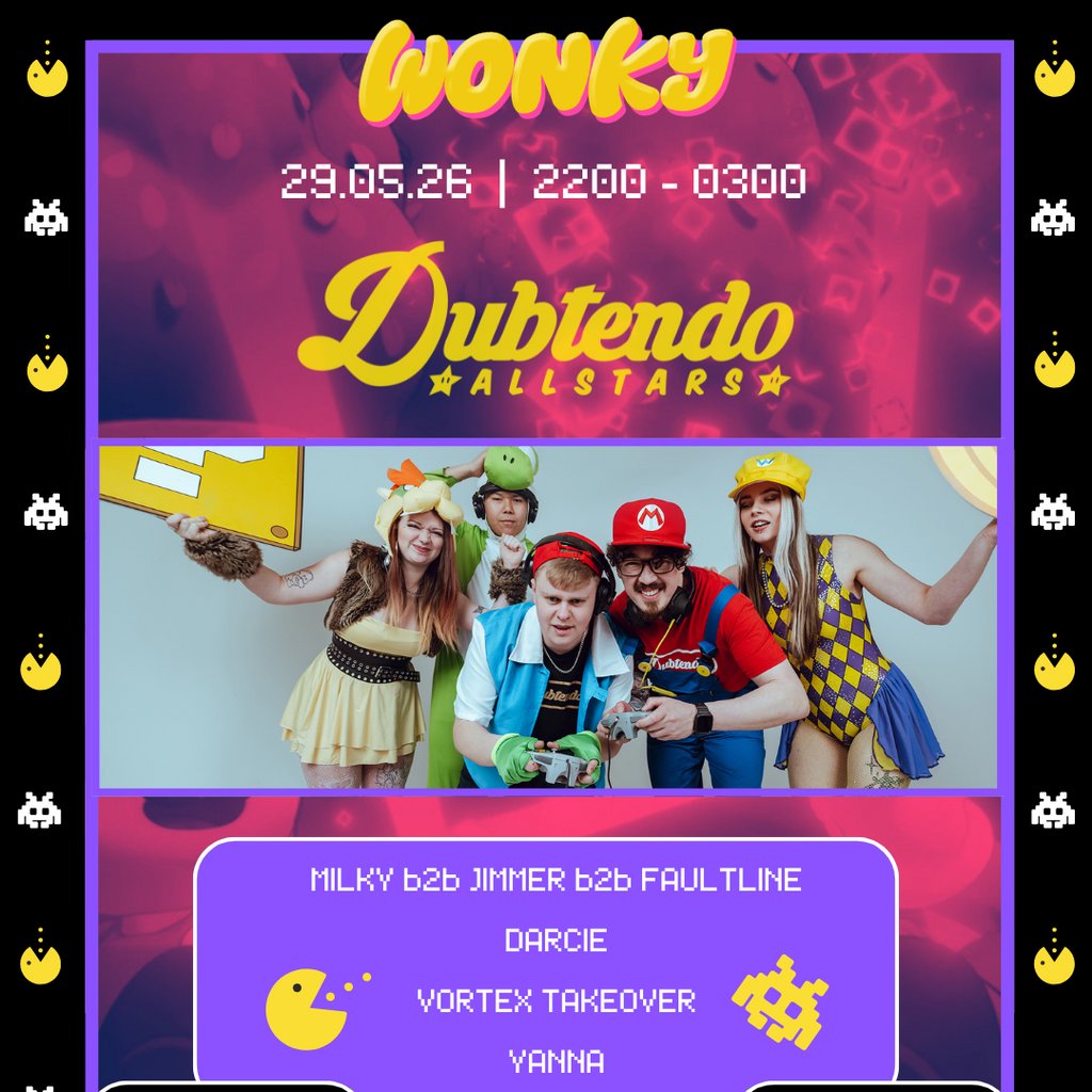 Wonky presents: DUBTENDO ALLSTARS - 29.05.26 - Exeter