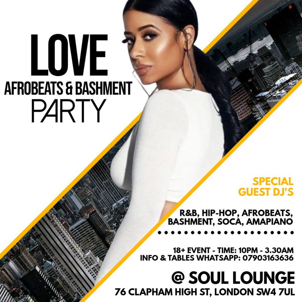 Love Afrobeats & Bashment Party