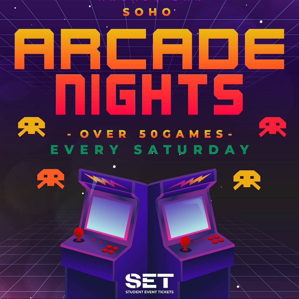 Arcade Nights Every Saturday @ NQ64 Soho