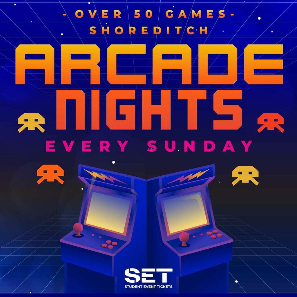 Arcade Nights Every Sunday @ NQ64 Shoreditch