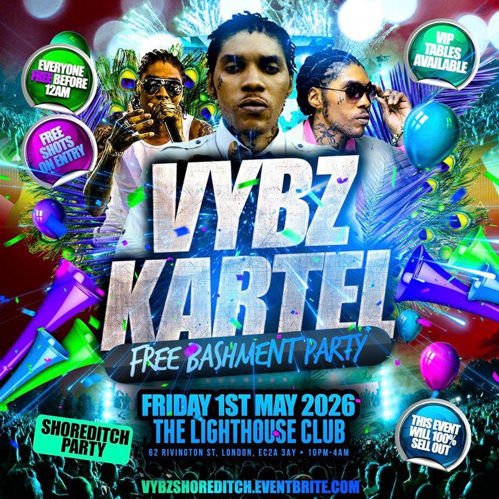 Vybz Kartel - Free Bashment Party - Everyone Free Before 12AM