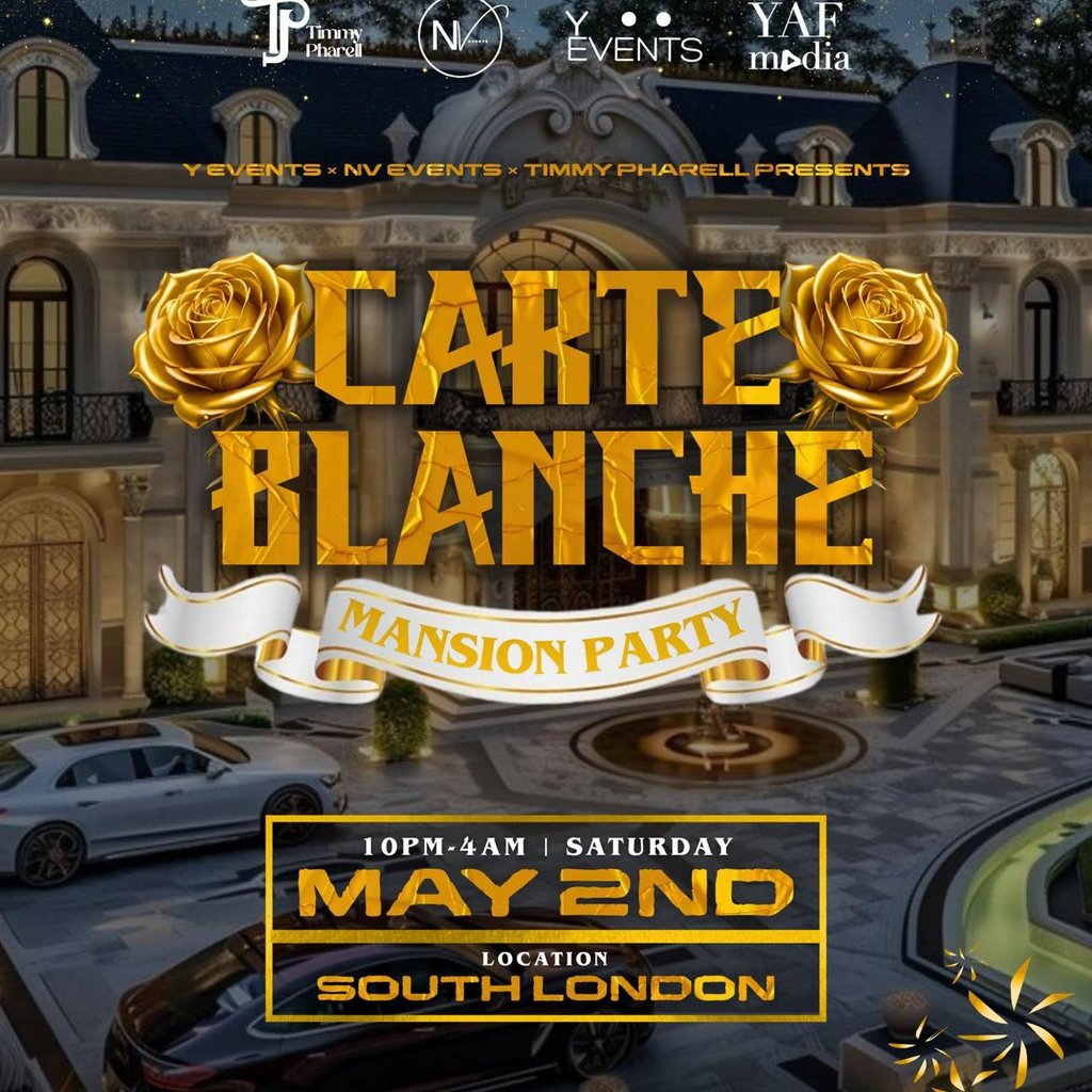 Carte Blanche Mansion Party [LONDON]