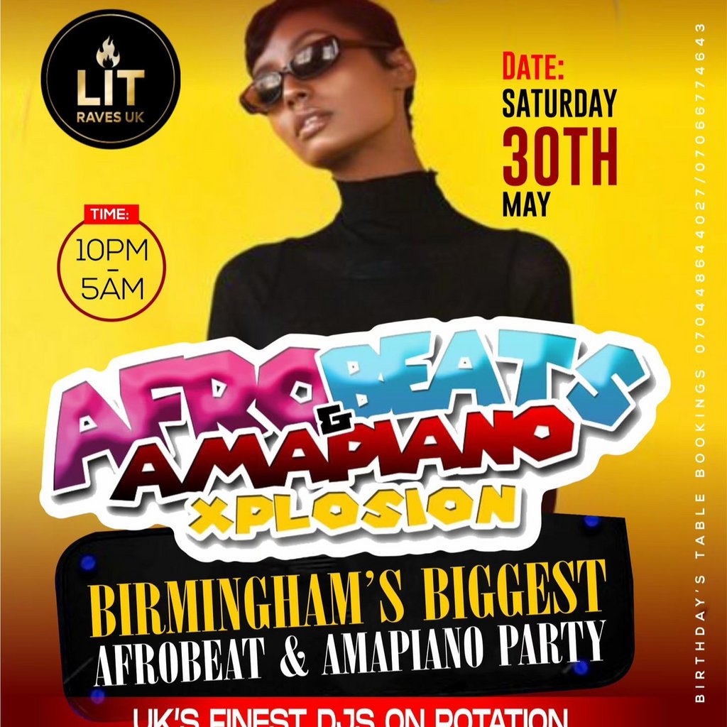 Afrobeats & Amapiano Xplosion Birmingham