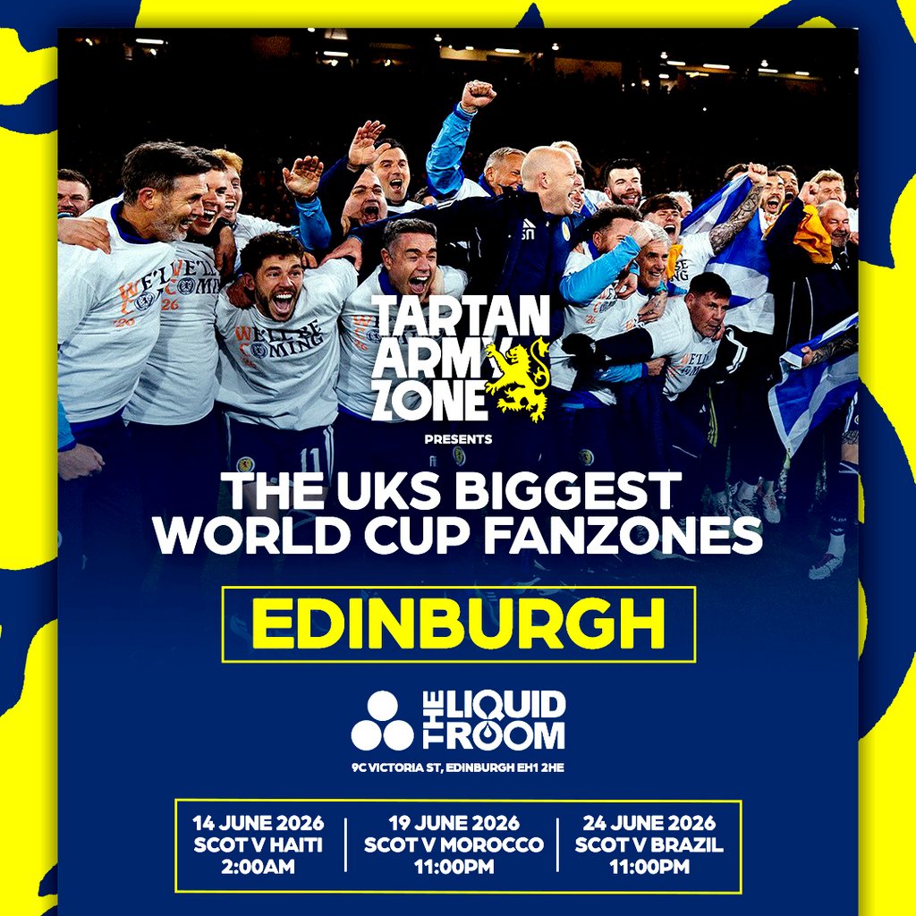 Tartan Army Zone: Scotland Vs Haiti (Edinburgh)