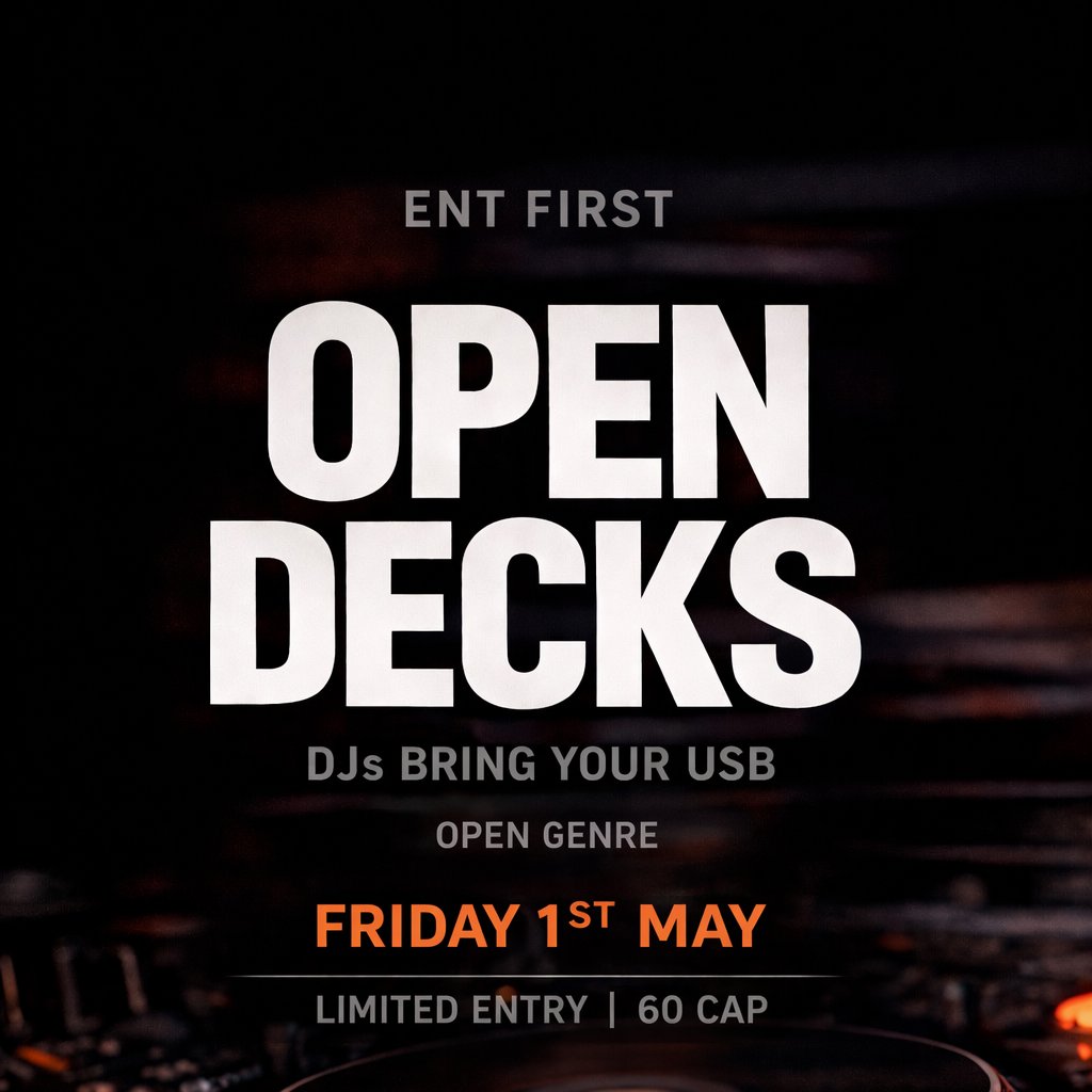 Ent first open decks