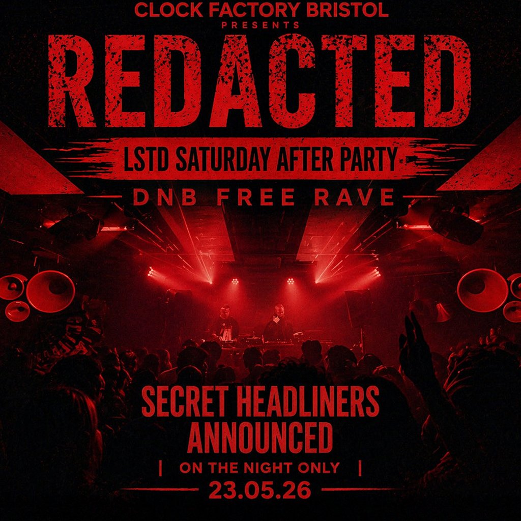 Redacted: DNB Free Rave | LSTD Saturday Afterparty