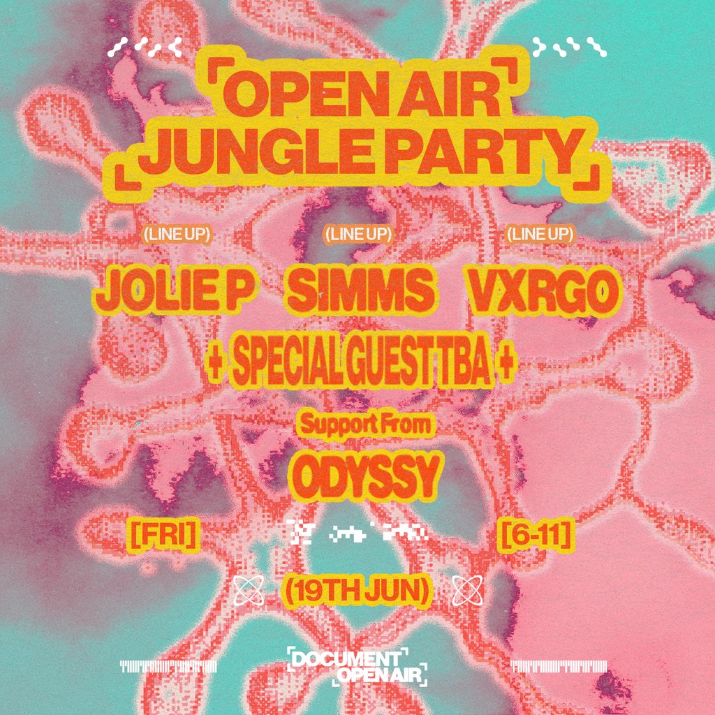 Document Open Air: Jungle Party w/ Clipz, SIMMS, Jolie P ++
