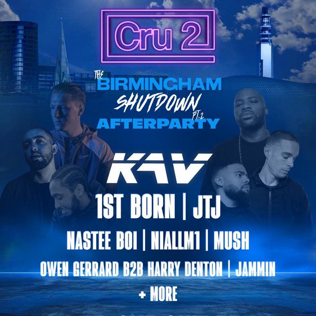 Cru2: The Birmingham Shutdown Afterparty