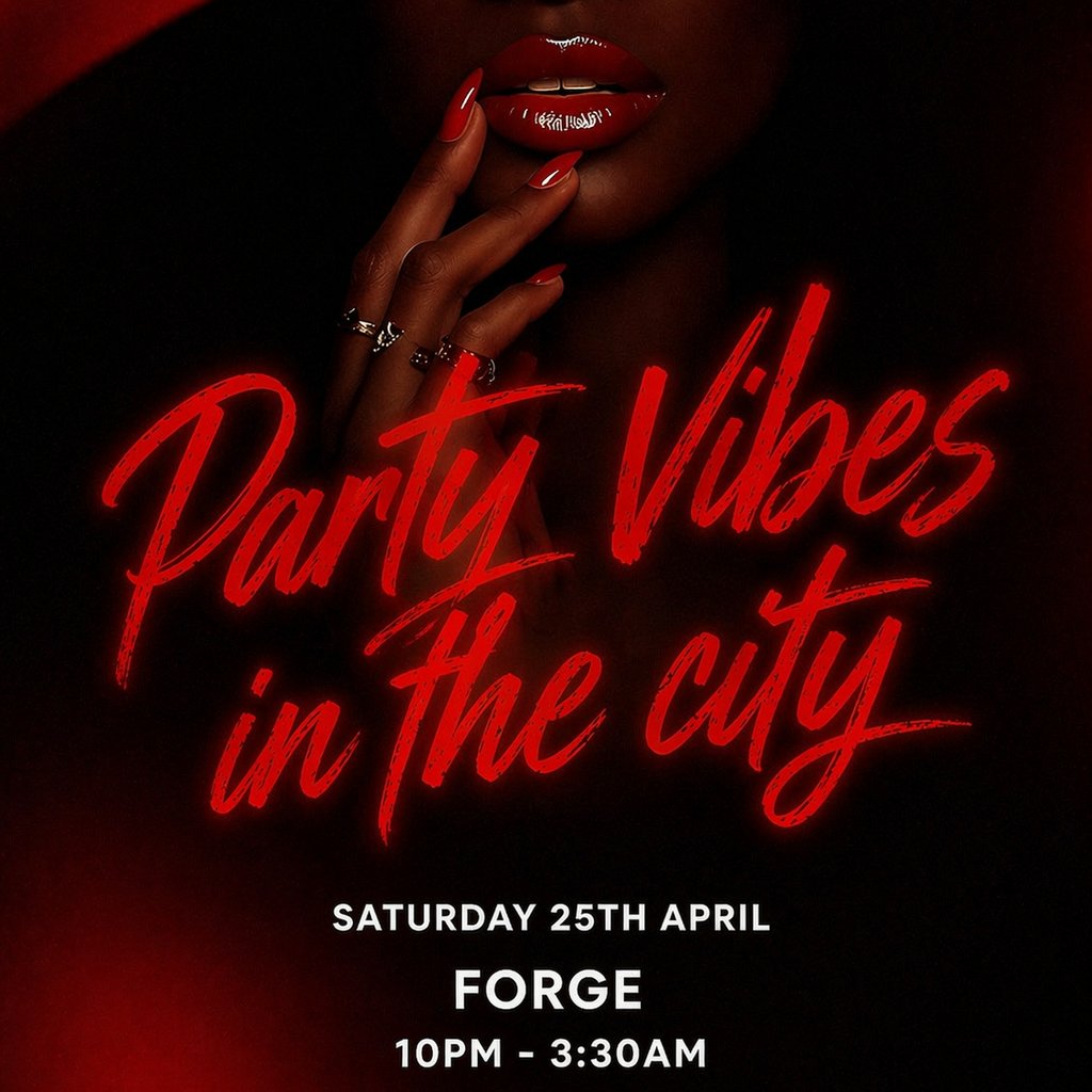 Party Vibes In The City (£5 B4 Midnight With A Ticket)